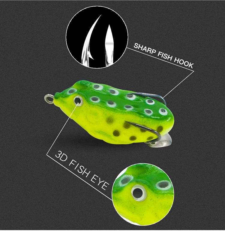 Pike Fishing Lure In Stocks With Blade China Soft Frog Lure - Buy Soft 