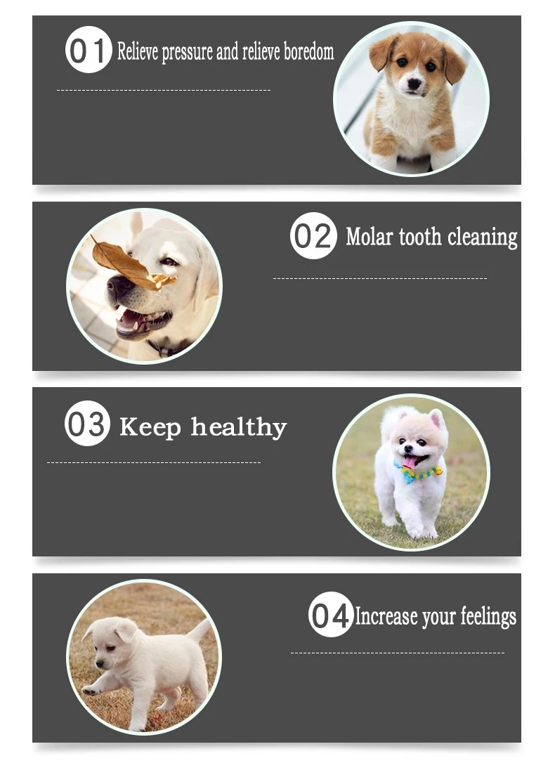 Cute Flamingo Patten Squeaky Plush Dog Chew Toy With Long Cotton Rope