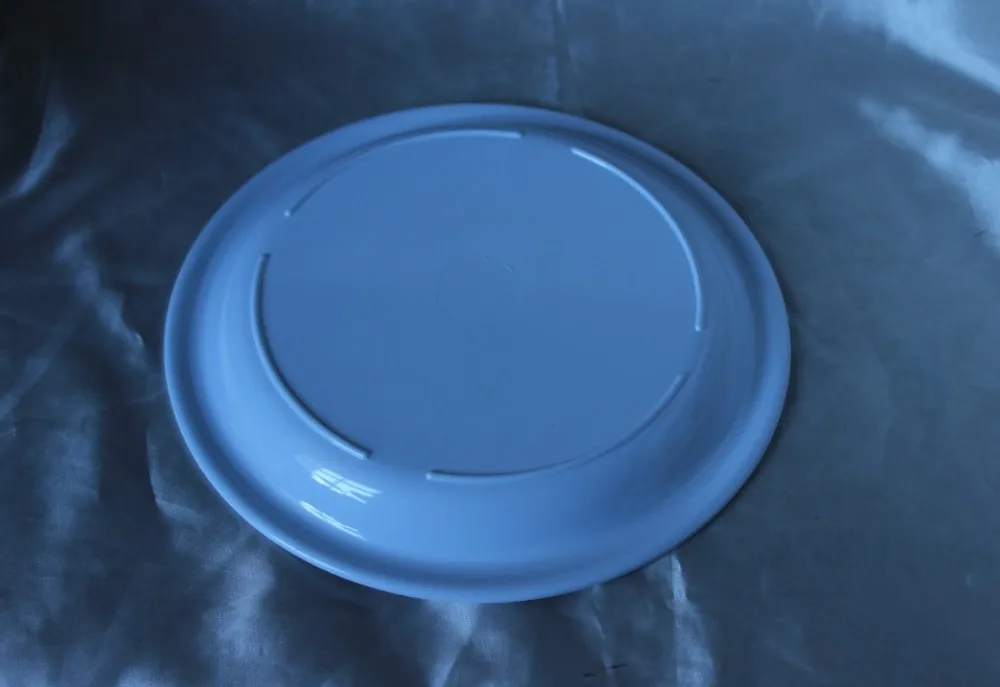 white melamine plate