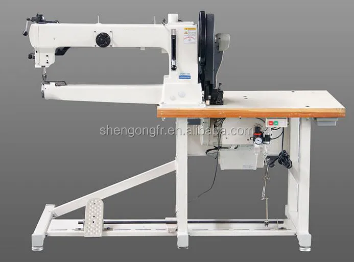 Shenpeng 205635 Long Arm Industrial Sewing Machine,Heavy Duty Leather Sewing Machine,Cylinder