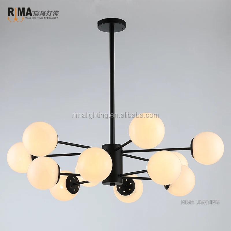 Rima Lighting New Model Indoor Ceiling Fancy Rose Gold Pendant Light with Glass Ball