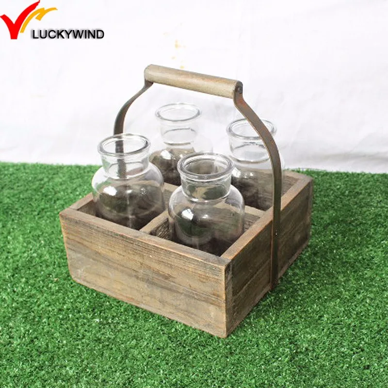 Small Vintage Bottle Caddy With Handle Buy Vintage Bottle Caddy,Caddy