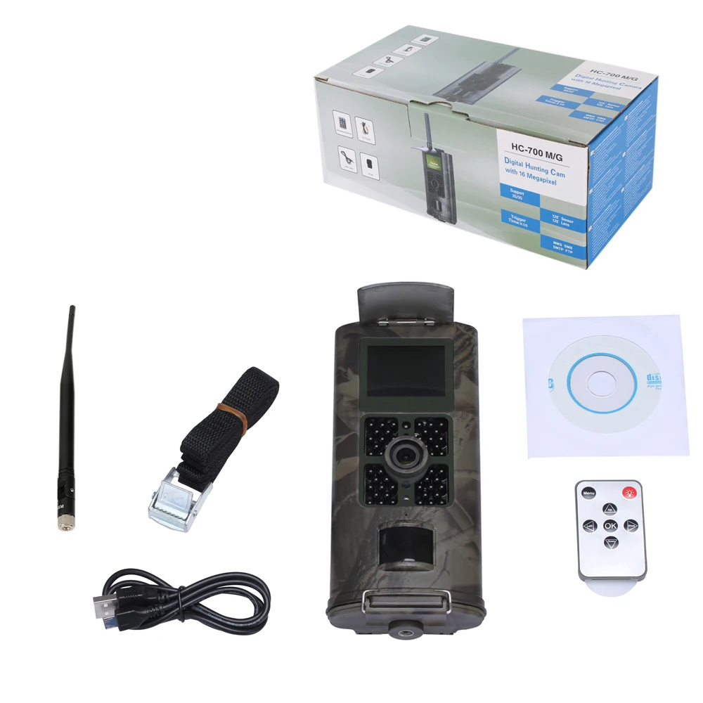 2g Mms Smtp Hunting Camera Hc-700m Wildlife Trail Camera 1080p Photo ...