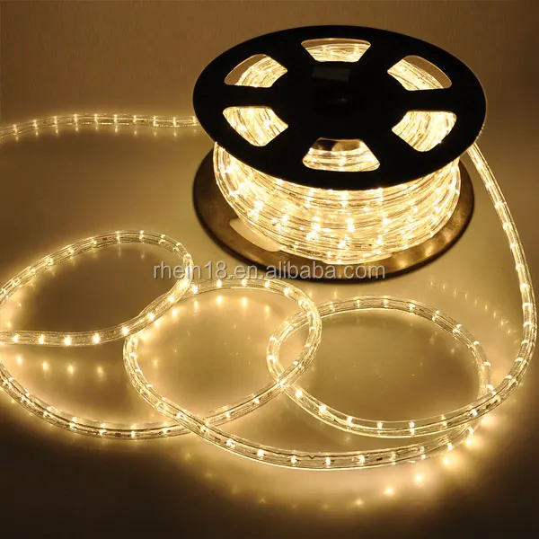 10mm 13mm 2 wires 3 wires led rope light