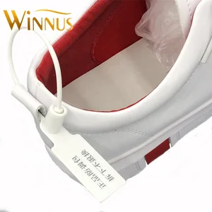 customize own design logo print anti-theft dress clothes bag shoes plastic security seal lock