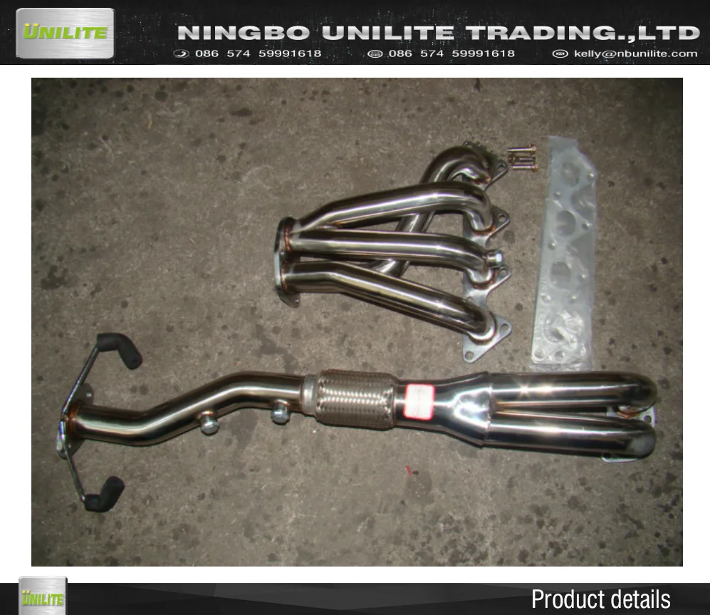 Stainless Steel Exhaust Manifold Racing Header For 20022007 Mitsubishi