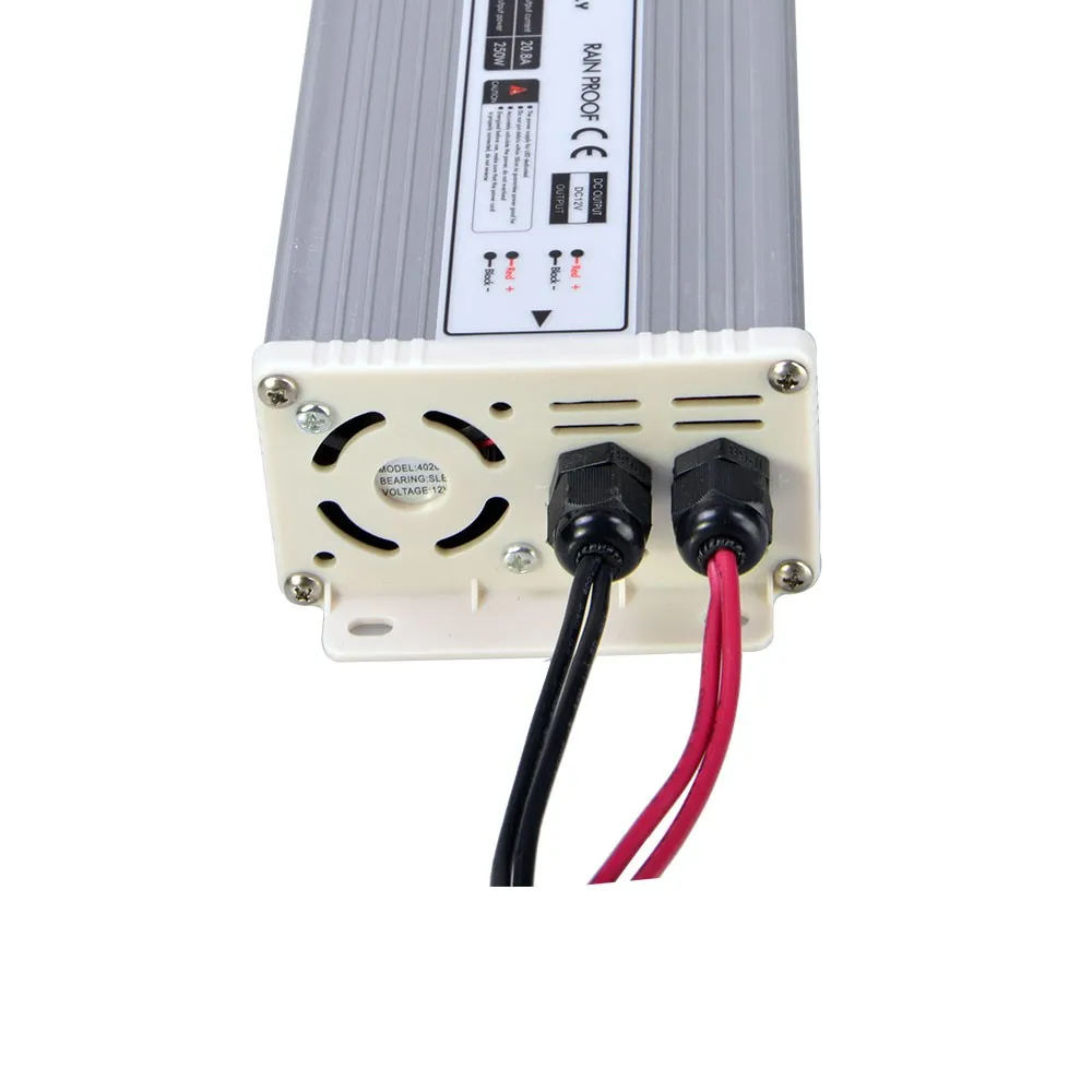 DC LED Switching Mode Power Supply 250W 20A 12V Output (FX250-H1V)