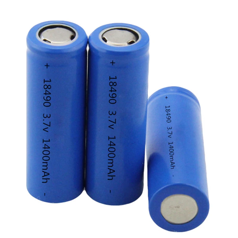 Cylindrical 18490 18500 Lithium Li Ion Battery 3.7v 1400mah - Buy 3.7v ...