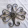 Wrought iron decorative ornamental components for fence railing stairs gate