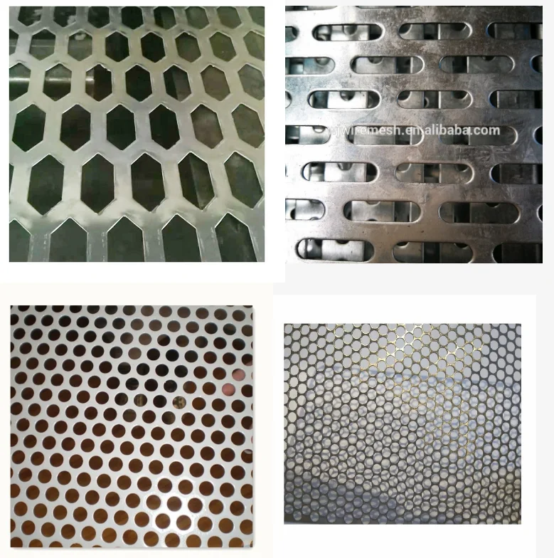 Stainless Steel 1.5 Mm Round Diamond Hex Hole Perforated Metal - Buy 