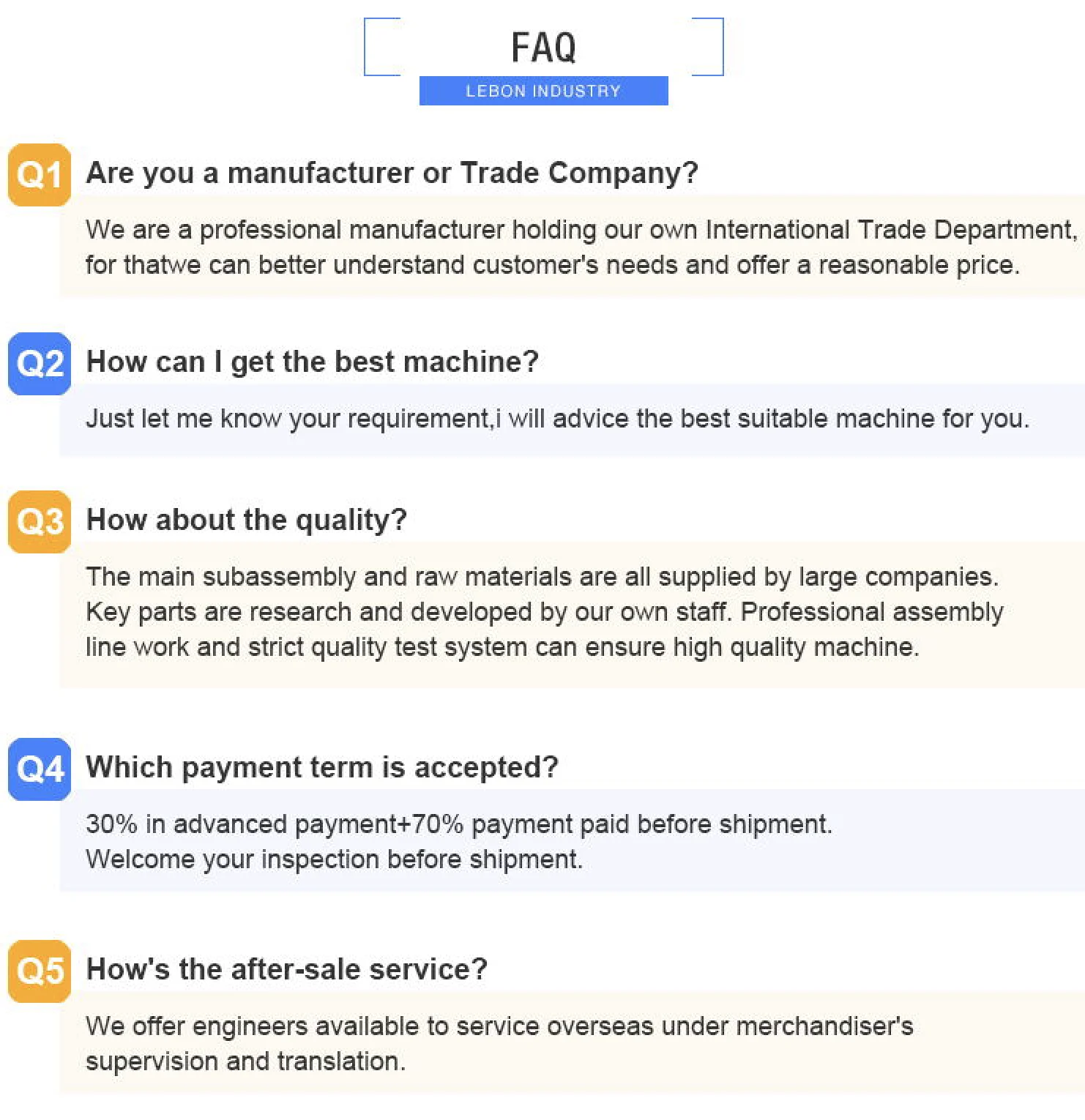 FAQ