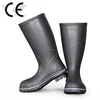 Black Food Waterproof Non-slip Rubber work boots