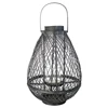 YM-8826701 portable 100% Handmade bamboo antique lantern black colour