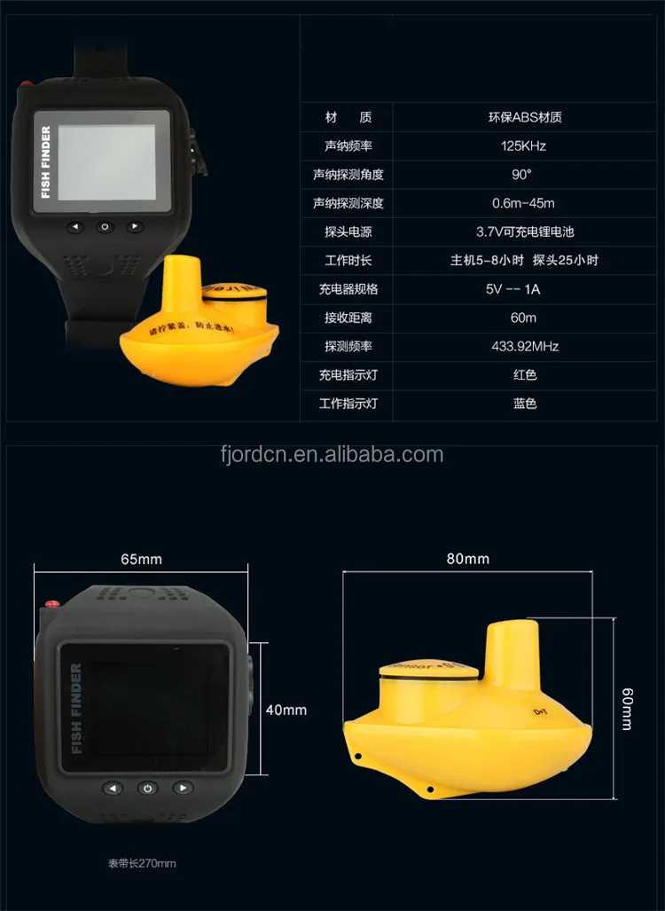 wrist watch fish finder