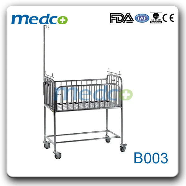 B002 Stainless Steel Hospital Baby Crib Buy Hospital Baby Crib