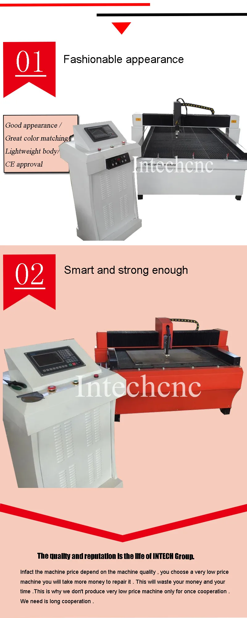 Newest 1325 portable cnc flame/plasma cutting machine