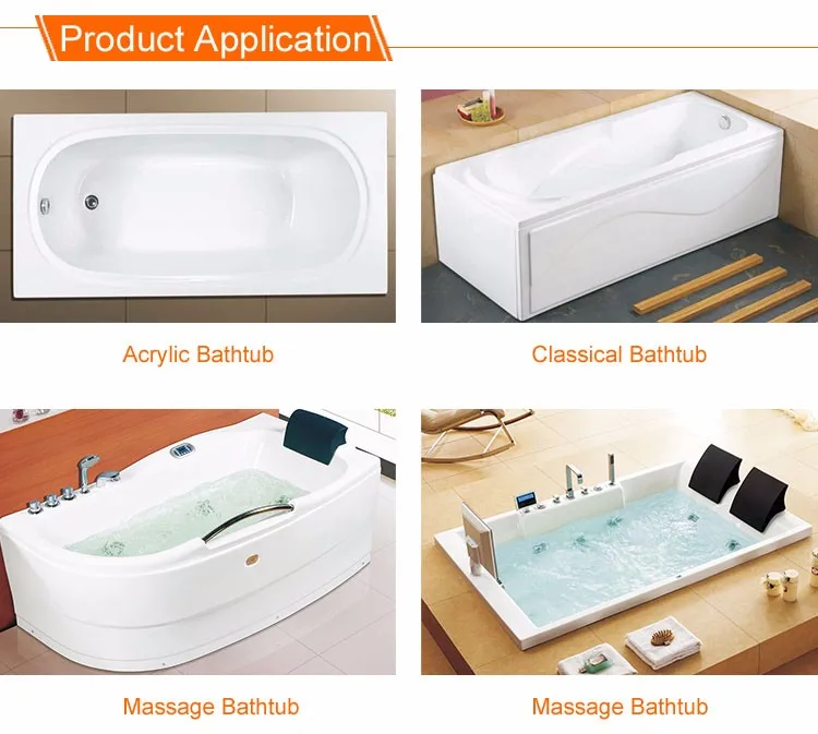 Acrylic Material Freestanding Corner Whirlpool Massage Bathtub Portable Bathtub For Adults