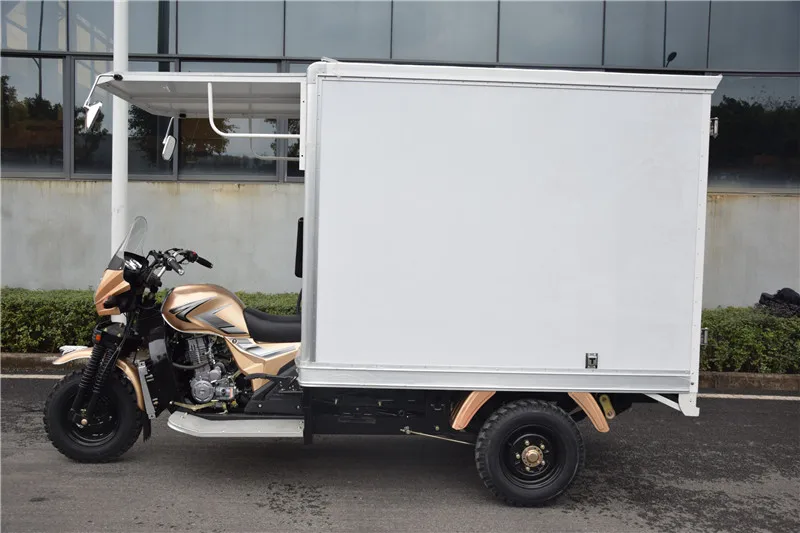 250cc Water Cooling Motorcycle Delivery For Fresh Goods Closed Dry Box ...