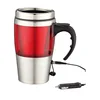 Electric Heated Travel Coffee Cup Mug Car 12V Adapter USB