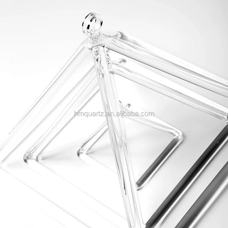 clear crystal singing pyramids chakra set
