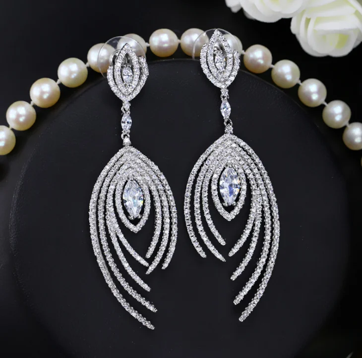 Thatsjewelry High Quality Cubic Zirconia Wedding Bridesmaid Gift Bridal