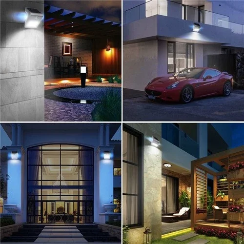 China 2018 NEW 24 leds wall mounted motion sensor light outdoor lamp led solar light , solar wall light , led solar lamp