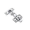 Custom 180 degree concealed hinge zinc plated die casting folding door hinge for cabinet or locker