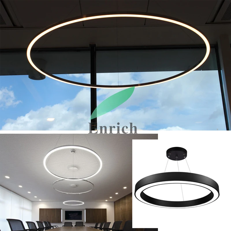 circle led chandelier