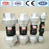 Twin sphere union expansion rubber joint