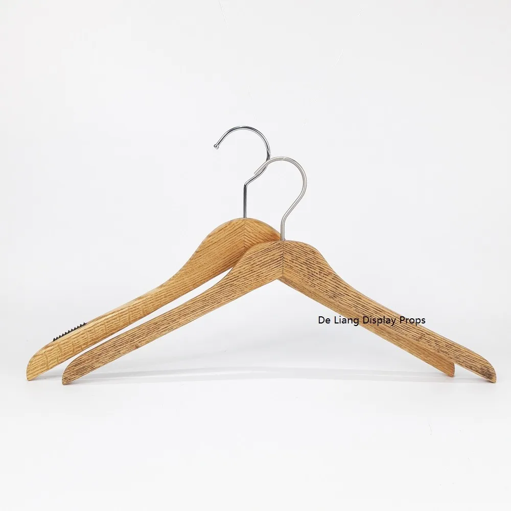 Dl729 Wholesale Bamboo Clothes Hanger Cheap Bamboo Hanger Natural Wood