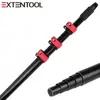 12ft aluminum telescopic pole flip lock 3.6m retractable extendable poles for cleaning solar panel