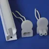 T5 LED all PC tube components LED milky PC diffuser with connector fitting
