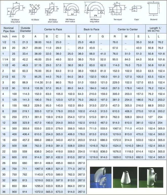 9 lr 90 度弯头 1d 碳钢管弯头