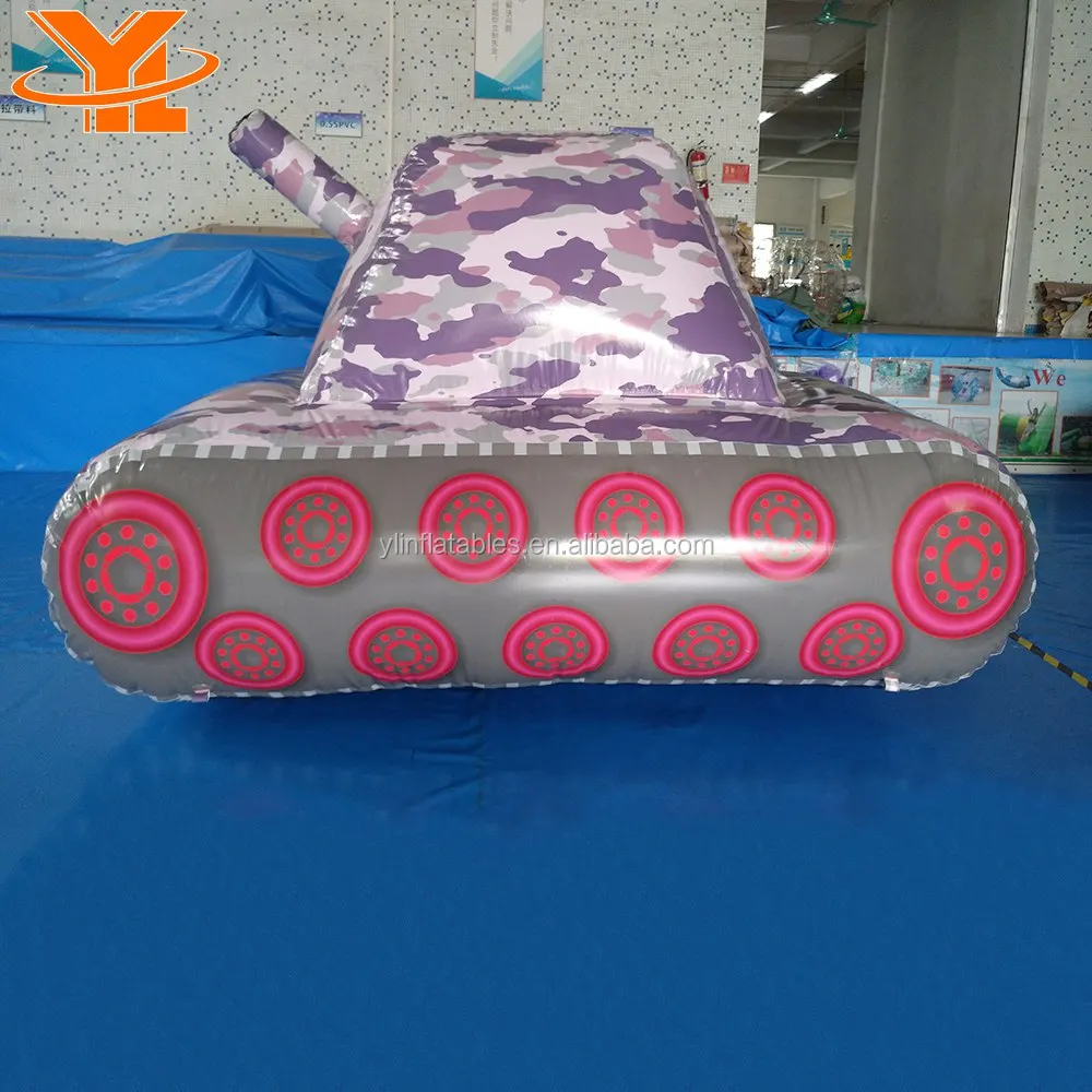 Inflatable Tank Modeling Paintball Bunkers For Party Rental,Outdoor