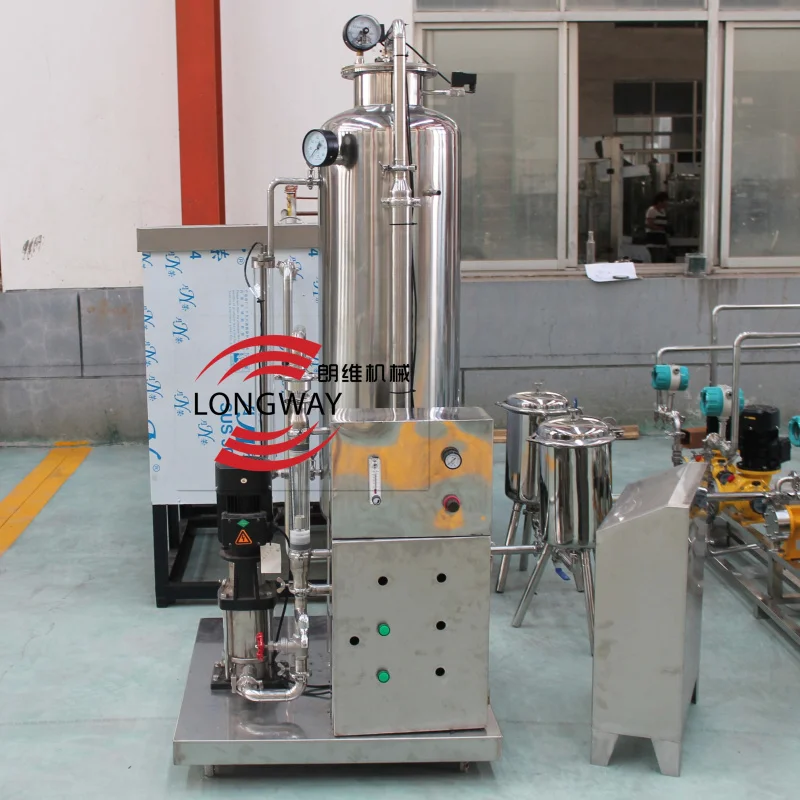 2000l/h Complete Carbonated Drinks Processing Machine With Water