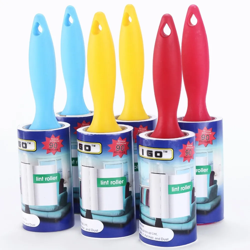 Sticky Industrial Lint Remove Roller With Color Handle Buy Lint