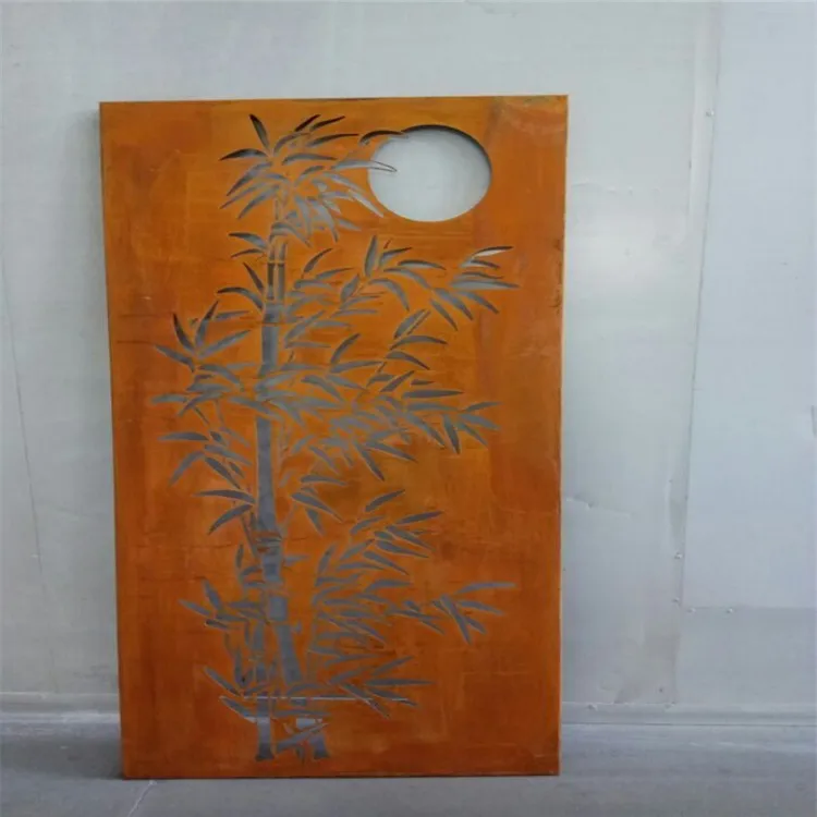 Corten Steel Laser Cut Screens Wall Art - Buy Metal Wall Art,Laser Cut