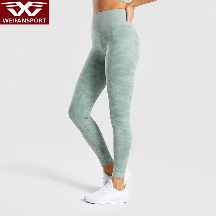 Dry fit seamless camouflage cheap yoga pants