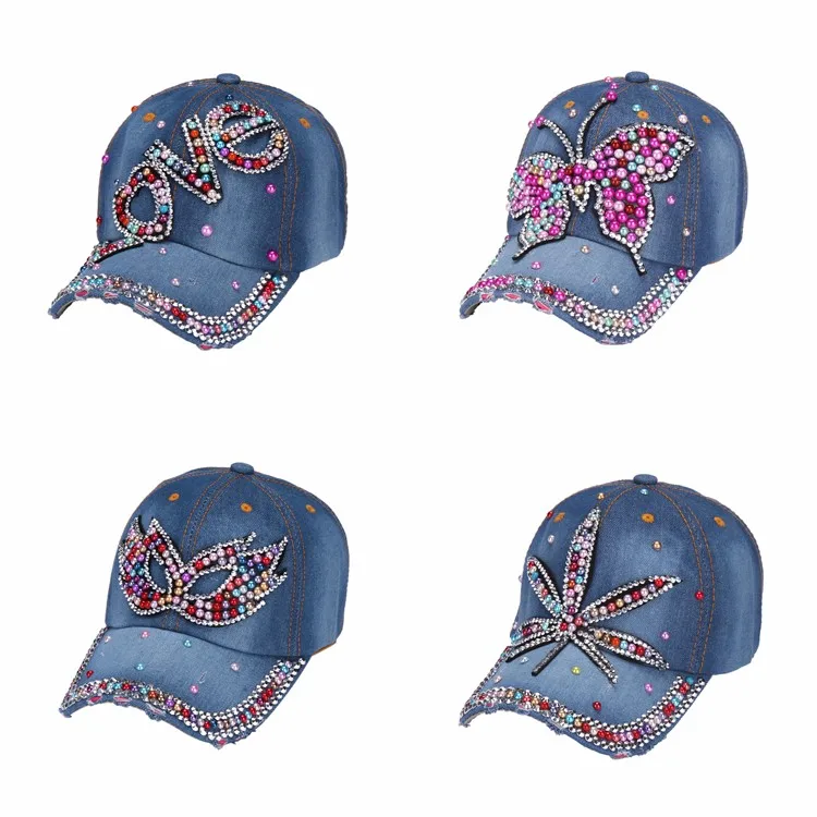 women's baseball caps with bling