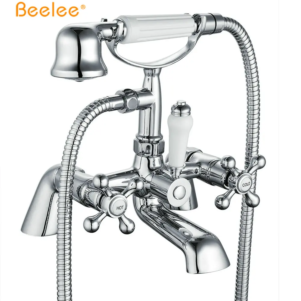 Beelee Bl0220 Uk Bath Filler Mixer Deck Mounted Bathtub Faucet