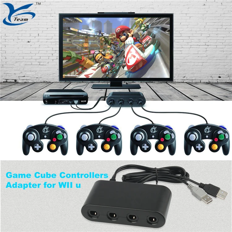 Hohe Qualitat Gc Controller Zu Wii U Usb Adapter Fur Nintendo Wiiu Nintendo Schalter Konsole Buy Gc Ngc Adapter Fur Wii U Game Cube Controller Adapter Fur Wii U Gamecube Controller Adapter Fur