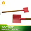 Foreign trade export quality Non -Spark copper alloy rust scraper, brass cleaning scraper (arc and flat) extension wood handle