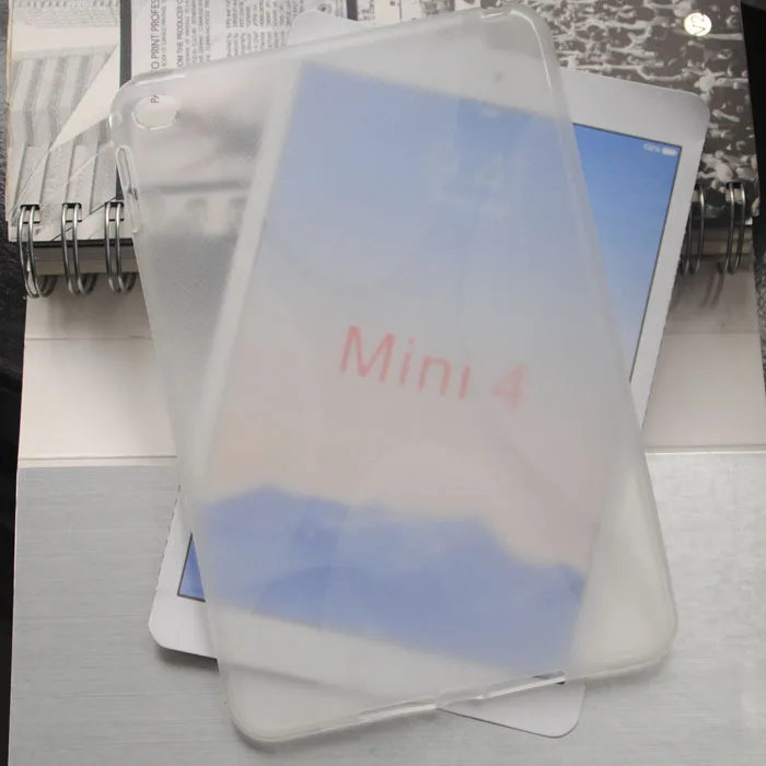 X-line TPU Cover case for Apple iPad mini 4 flexible soft gel case Mix colors