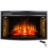 33 Inch Electric Fire decorative antique Fireplace Insert CSA Approved