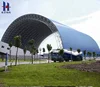 China economical space frame dome steel warehouse /coal storage shed