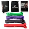 U-POWEX 4 pack Yoga Exercise pull up assist Stretch elasticCircle Heavy Duty Latex fitness Resistance Bands set