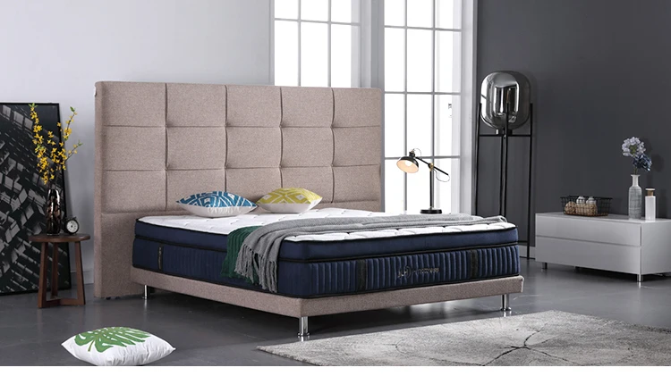 King size natural latex foam mattress weight packaging foshan manufacturers