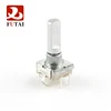 Futai handle metal shaft rotary encoder coding switch / EC11 / digital potentiometer with switch 5 Pin/ 3pin