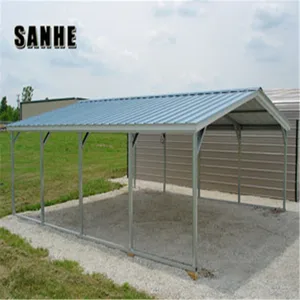 Customise Size Colours Metal Frame Gable Roof Carport