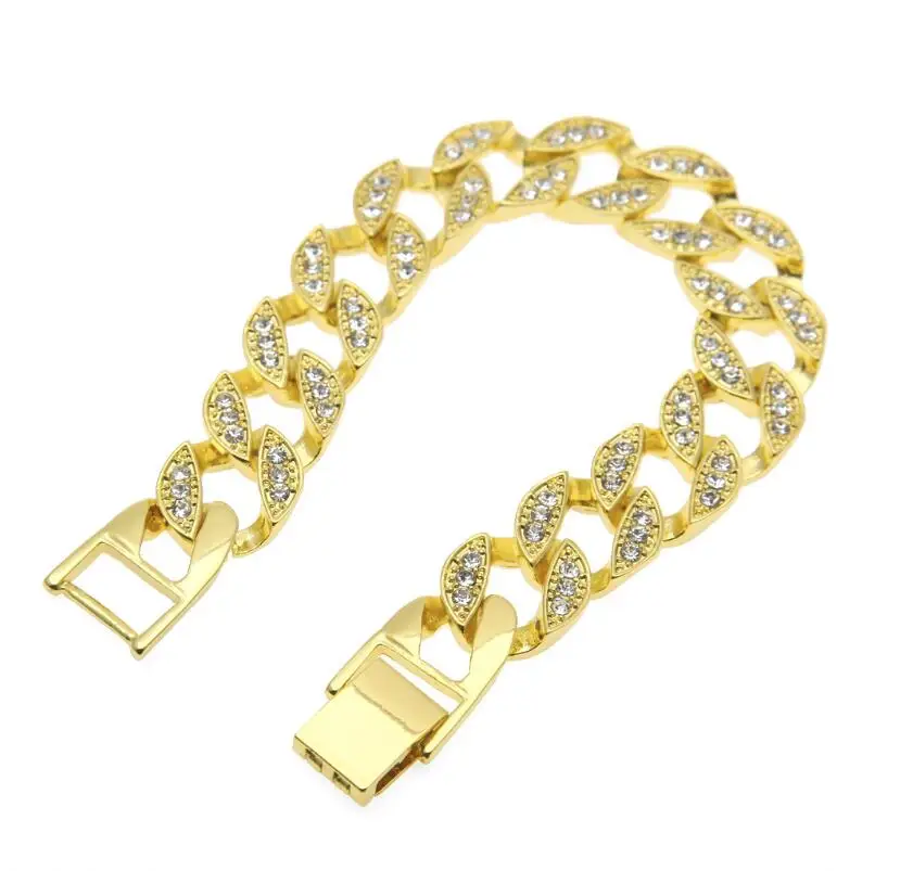 Hot Sale Saudi Arabia Jewelry Gold Cuban Link Bracelet For Men Buy